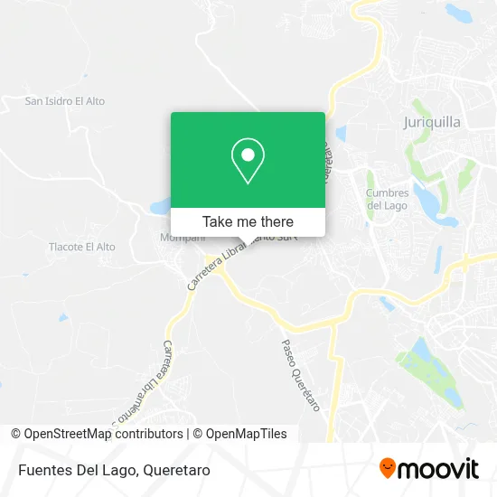 Fuentes Del Lago map