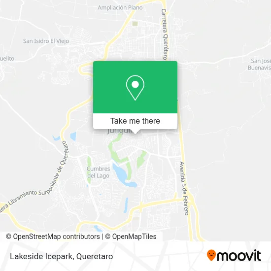 Lakeside Icepark map