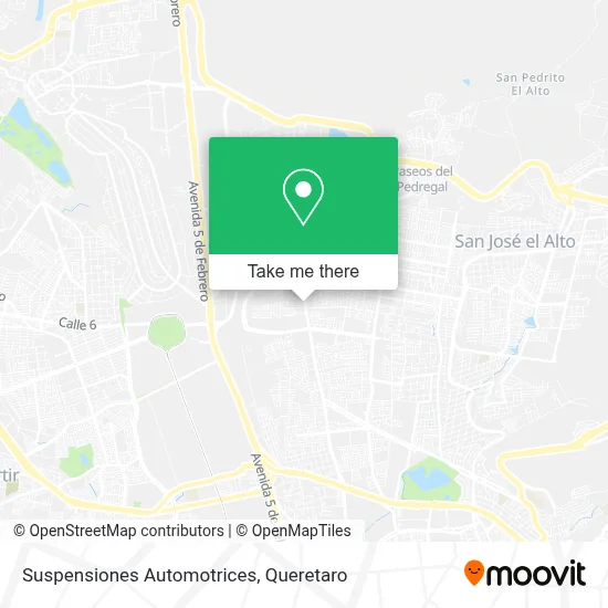 Suspensiones Automotrices map