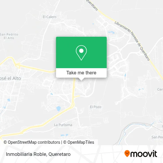 Inmobiliaria Roble map