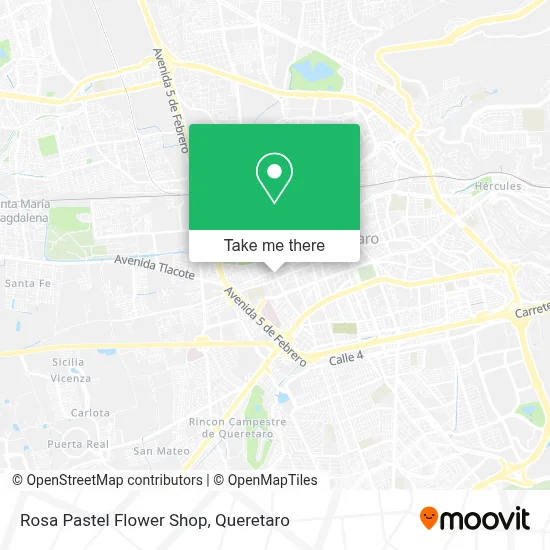 Rosa Pastel Flower Shop map
