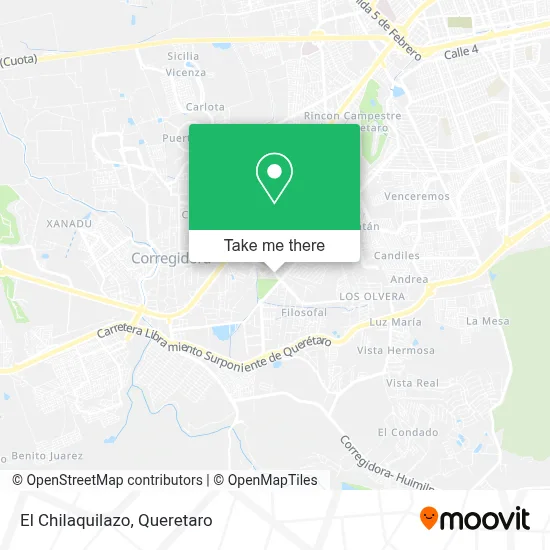 El Chilaquilazo map