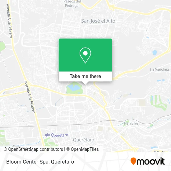Bloom Center Spa map