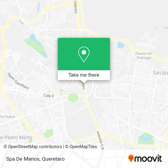 Spa De Manos map