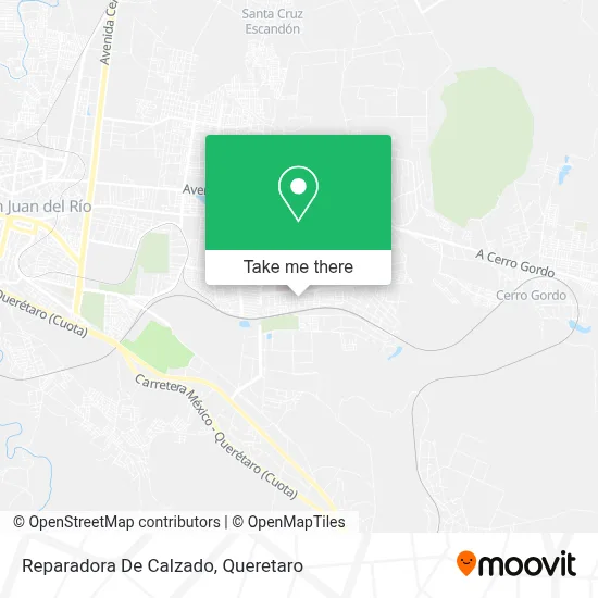 Reparadora De Calzado map