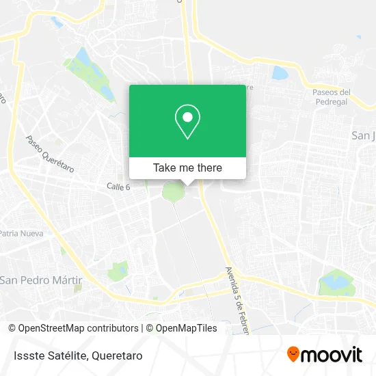 Issste Satélite map