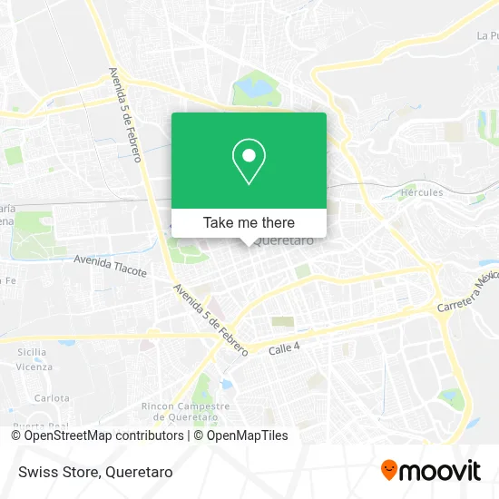 Swiss Store map