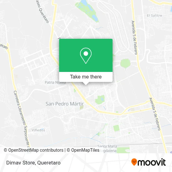 Dimav Store map