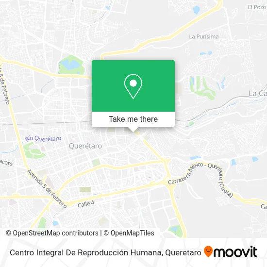 Centro Integral De Reproducción Humana map