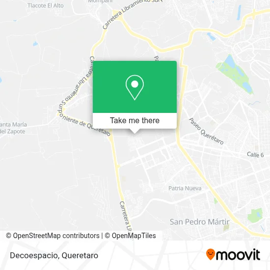 Decoespacio map