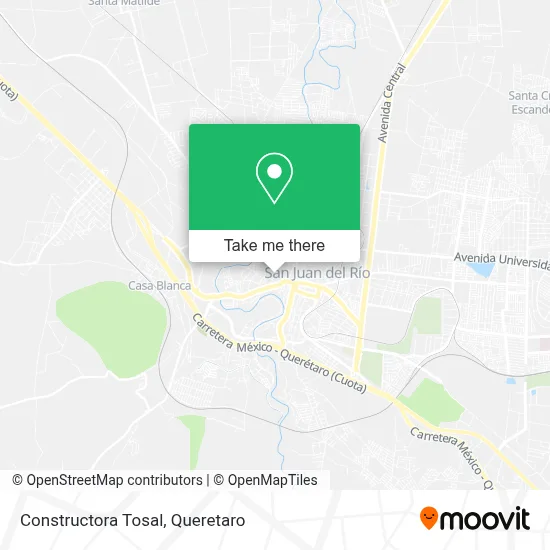 Constructora Tosal map