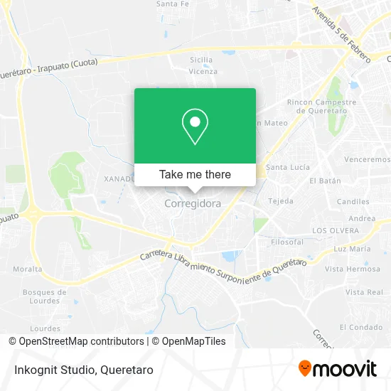 Inkognit Studio map