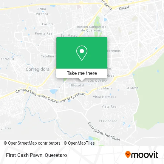 First Cash Pawn map