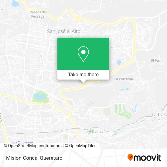 Mision Conca map