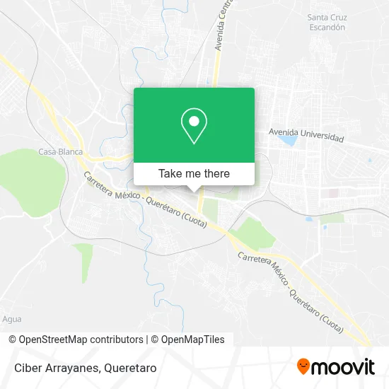 Ciber Arrayanes map