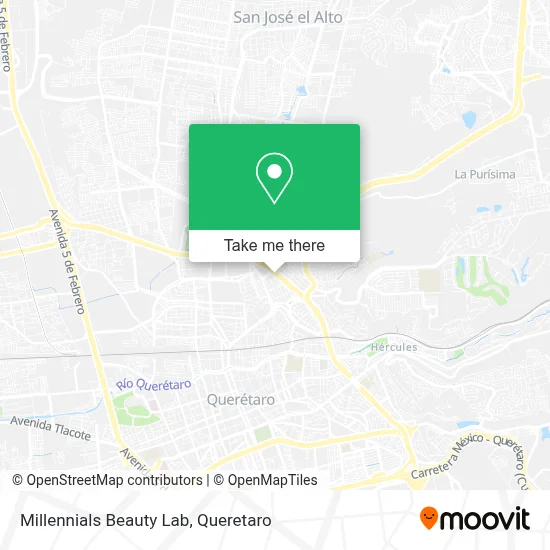 Millennials Beauty Lab map