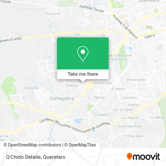 Q'Chido Detalle map