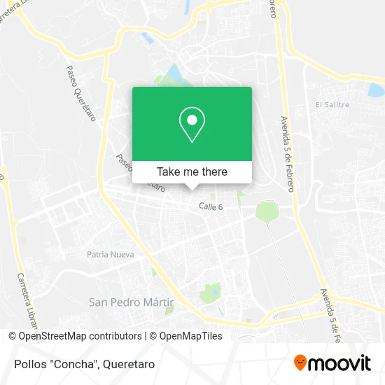 Pollos "Concha" map