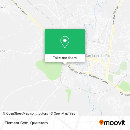 Element Gym map