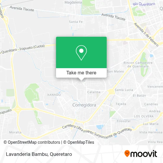 Lavanderia Bambu map