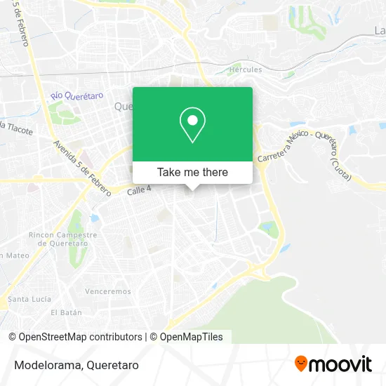 Modelorama map