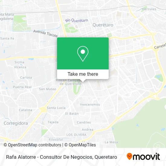 Rafa Alatorre - Consultor De Negocios map