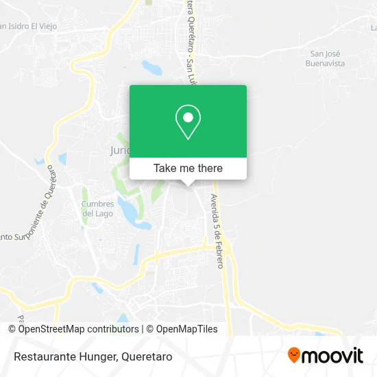 Restaurante Hunger map