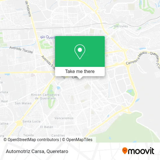 Automotriz Carsa map