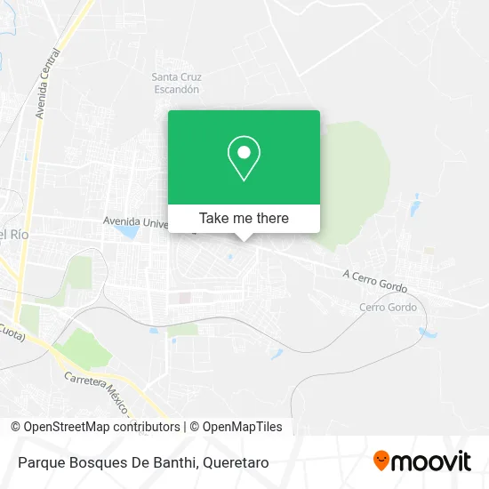 Parque Bosques De Banthi map