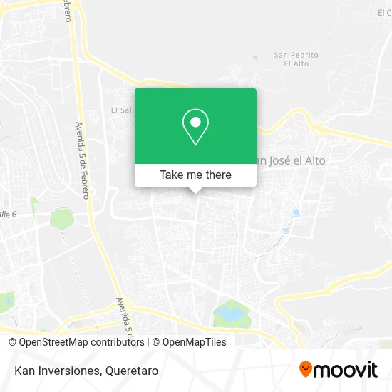 Kan Inversiones map