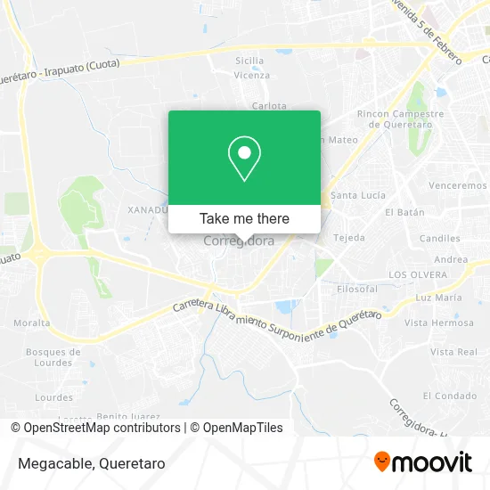 Megacable map