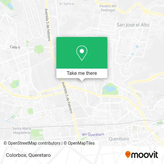 Colorbox map