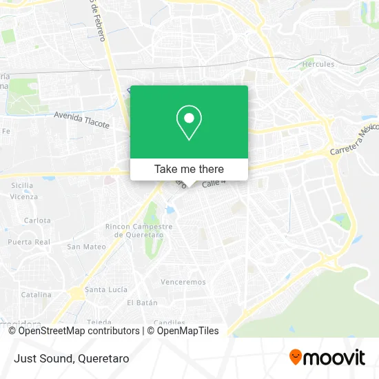 Just Sound map