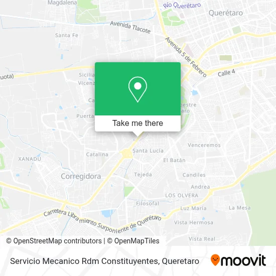 Servicio Mecanico Rdm Constituyentes map