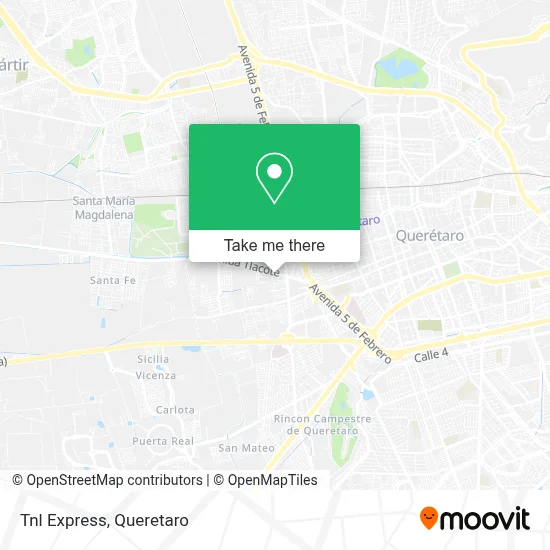 Tnl Express map