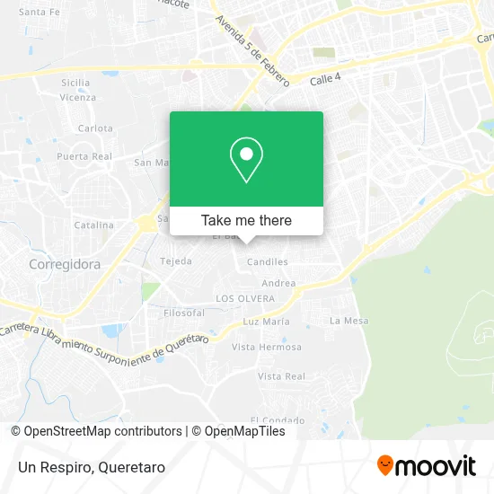 Un Respiro map