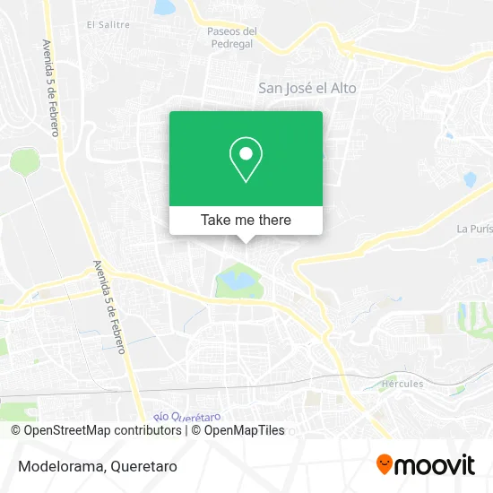 Modelorama map