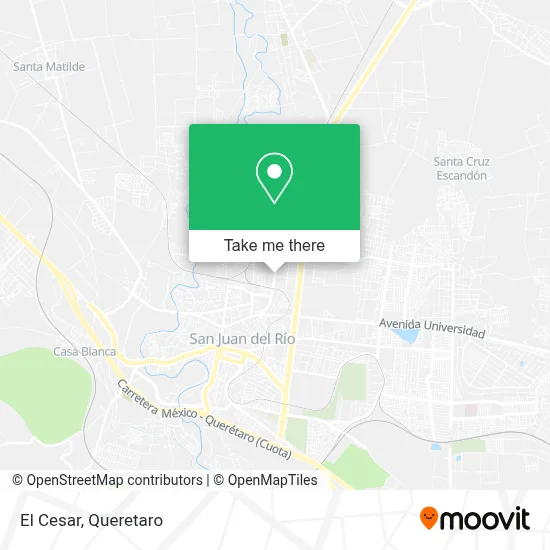 El Cesar map