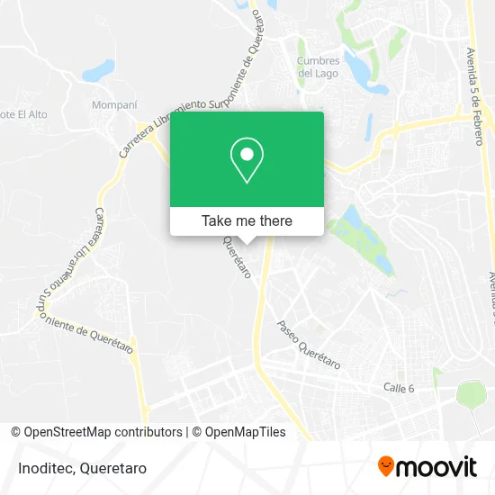 Inoditec map