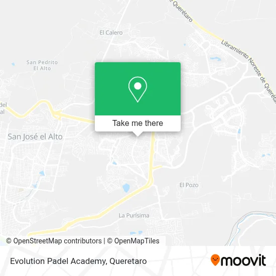 Evolution Padel Academy map