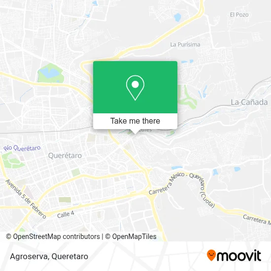 Agroserva map