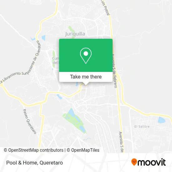 Pool & Home map