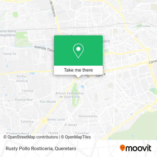 Rusty Pollo Rosticeria map
