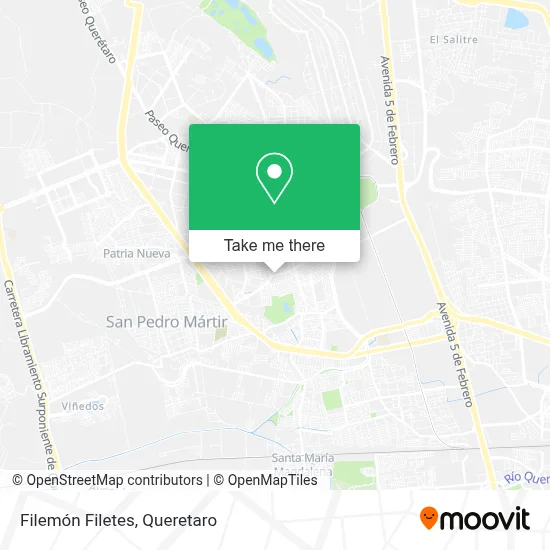 Mapa de Filemón Filetes