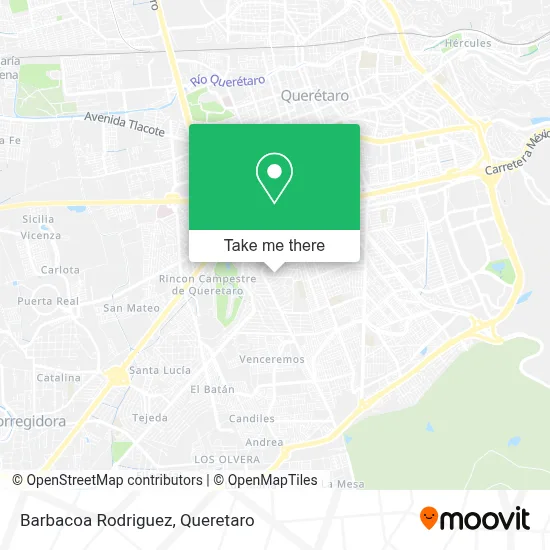 Barbacoa Rodriguez map