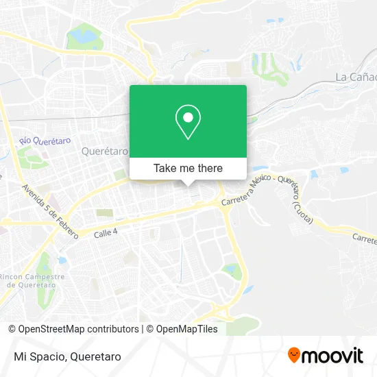 Mi Spacio map