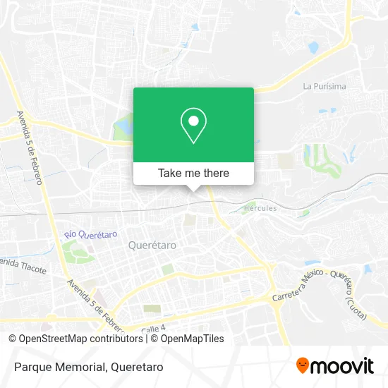Parque Memorial map