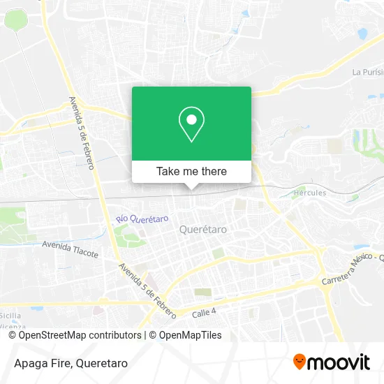 Apaga Fire map