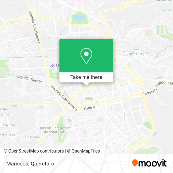 Mariscos map