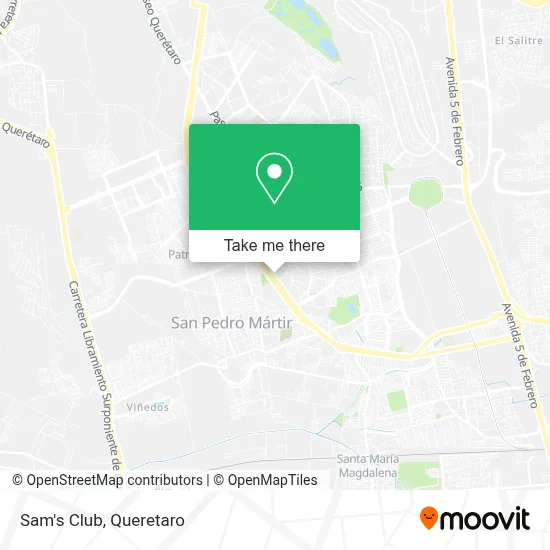 Sam's Club map